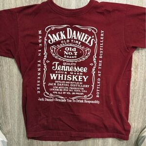 Jack Daniels Maroon Graphic Tee